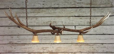 2-elk Antler Real Elk Antler Lighting Rustic Pendant - Etsy | Antler lights, Rustic antler ...