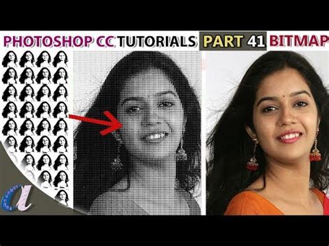 Bitmap Color Mode Effect in Photoshop Telugu || 41 ||computersadda.com - YouTube