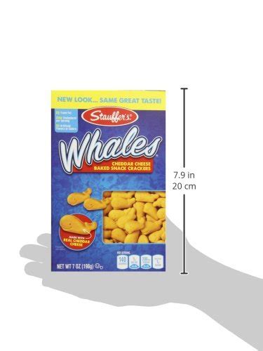 Stauffer's Whales Snack Crackers, Baked Cheddar, 7 Ounce | Pricepulse