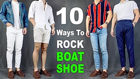 10 Ways To ROCK Boat Shoes | Men’s Outfit Ideas - YouTube