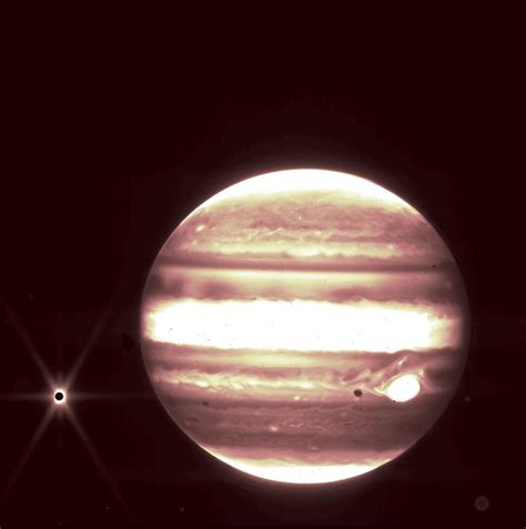 James Webb Space Telescope Captures the Planet Jupiter in Its Infrared Gaze