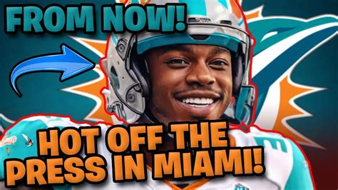 🐬💣[LAST-MINUTE NEWS!!] BROKE THE PRESS!! BOMBASTIC NEWS FROM MIAMI!! MIAMI DOLPHINS NEWS!! - YouTube