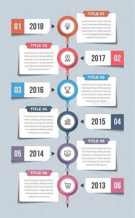 Modern Timeline Infographics | Graphic design infographic, Timeline infographic design ...