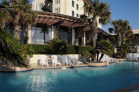 Swimming Pool Hotel Galvez Galveston Texas TX Palm Trees-9… | Flickr