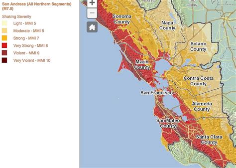 Safest Place To Live In The Bay Area Earthquake - The Earth Images ...