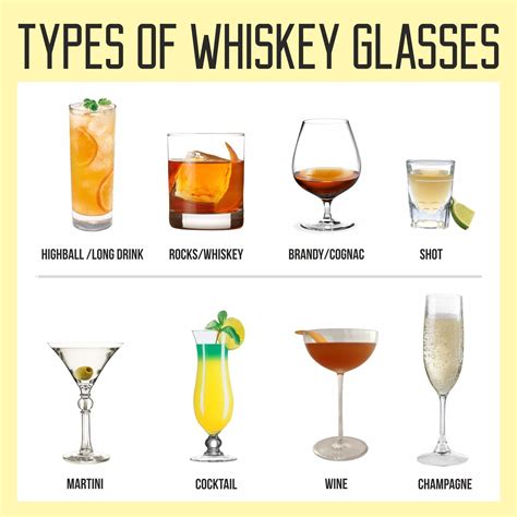 Types Of Whiskey Glasses | Alcohol glasses, Alcohol recipes, Alcoholic ...