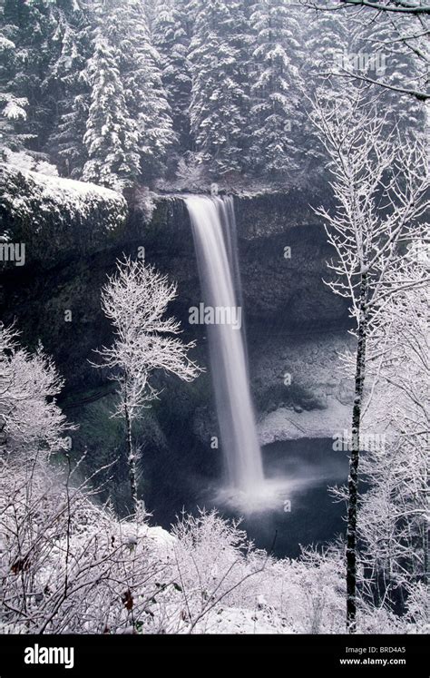 Silver falls state park winter hi-res stock photography and images - Alamy