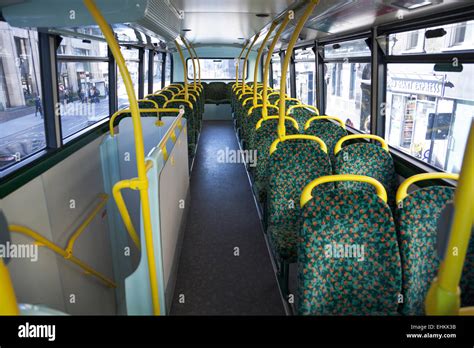 Inside Double Decker Bus London