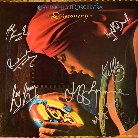 ELO signed Discovery album | EstateSales.org