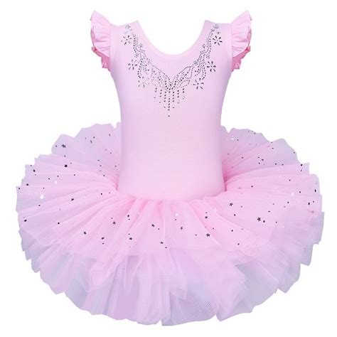 Freeshipping Girl Kid Dance Shoes Print Pink Leotard Ballet Tutu Dancewear Skate Party Show ...