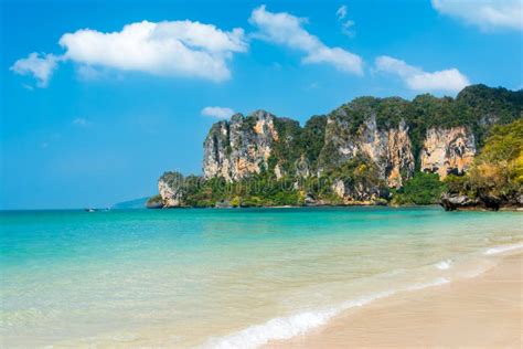Railay Beach ,Krabi, Thailand Stock Photo - Image of andaman, vacation: 42798456