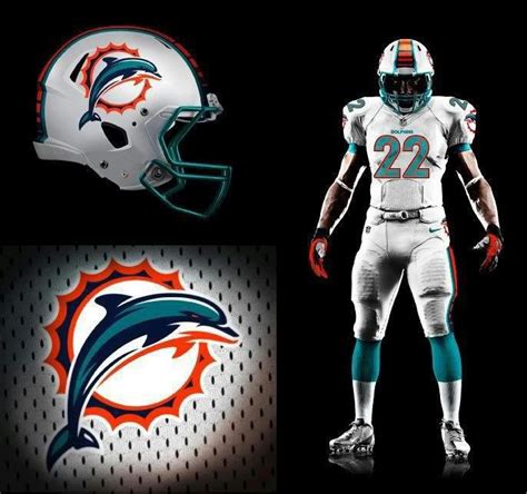 Miami Dolphins fan made uniform and logo concept. | Miami dolphins ...