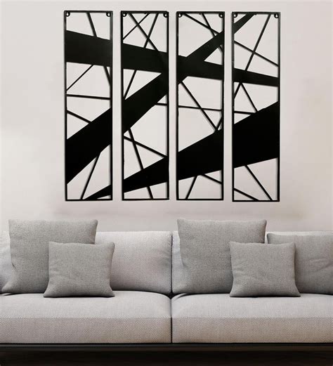 Buy Black Metal Decorative Wall Art by Craftter Online - Abstract Metal Art - Metal Wall Art ...