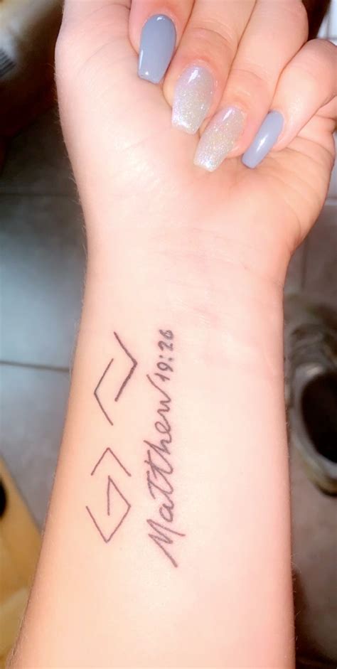 god is greater than the highs and lows wrist tattoo "with god all ...