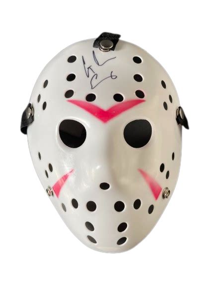 Glenn Ennis Signed Freddy vs Jason Voorhees Mask Authentic Autographed ...