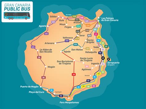 Gran Canaria Bus 66 Route Map - The Best Bus