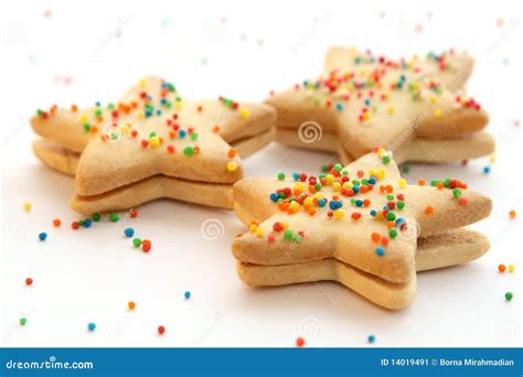 Star shaped cookies stock image. Image of bright, decoration - 14019491