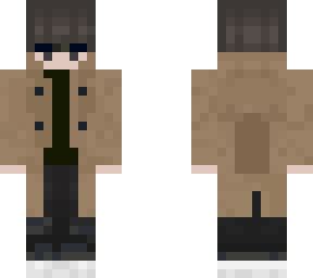 Trench coat male | Minecraft Skin