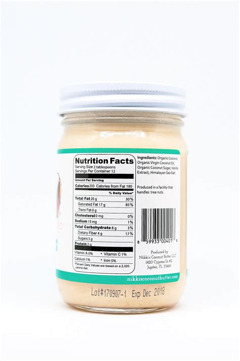 Vanilla Cake Batter Jar – Nikki's Coconut Butter