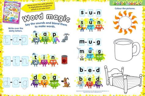 Free Alphablocks early reading games for children - MadeForMums