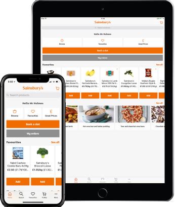 Groceries app | Sainsbury's