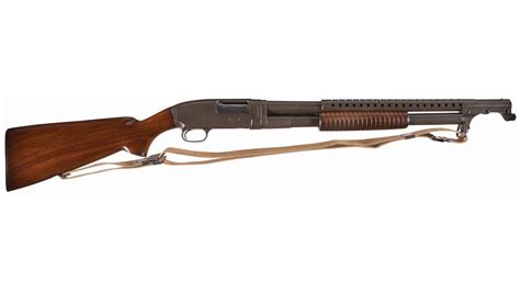 WWII U.S. Parkerized Winchester Model 12 Trench Shotgun | Rock Island Auction