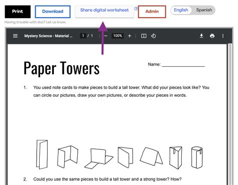 How do I print or download worksheets? – Mystery Science Support Center