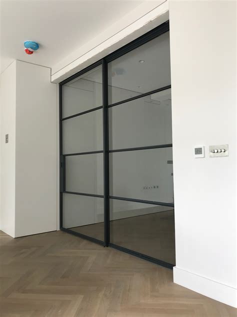 Black Steel Sliding Door & Partition | Design Plus London