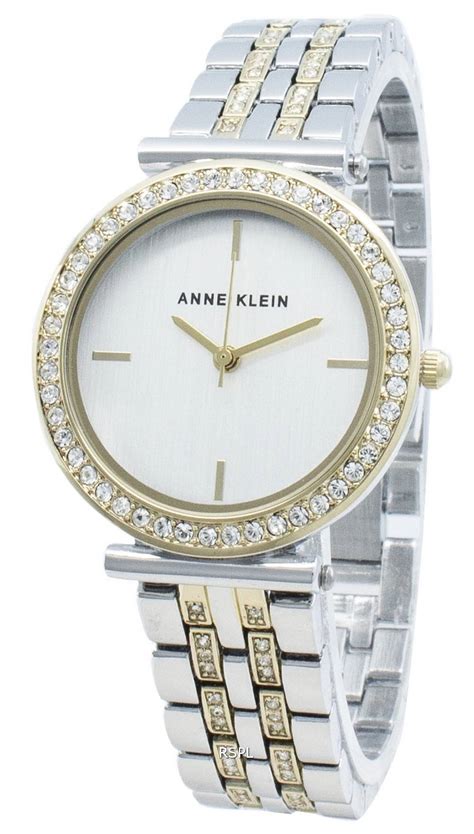 Anne Klein AK-3409SVTT Diamond Accents Quartz Women's Watch