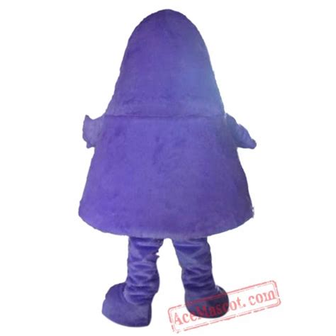 Grimace Purple Monster Mascot Costume