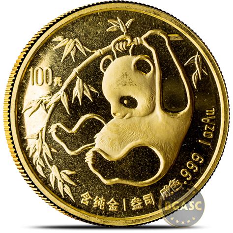 Buy 1 oz 1985 Chinese Gold Panda Coin 100 Yuan Brilliant Uncirculated ...