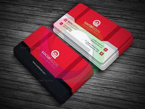 3D Effect Business Card Template · Premium Graphic Design Templates