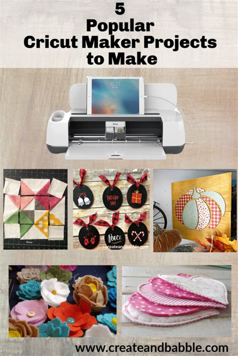 Popular Cricut Maker Projects to Make - Create and Babble