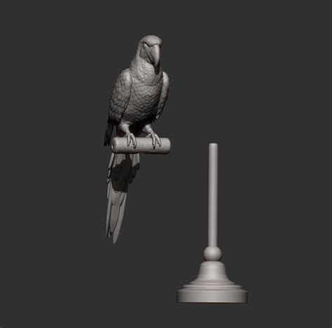 STL file Ara parrot 3D printed model 🦜・3D printable model to download・Cults