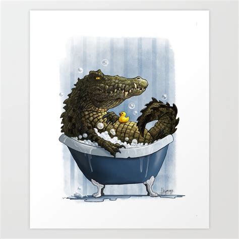 Bubble Bath Art Print by Randy Hagmann | Society6