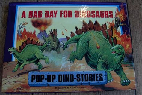 Items similar to children's pop up book A Bad Day For Dinosaurs on Etsy