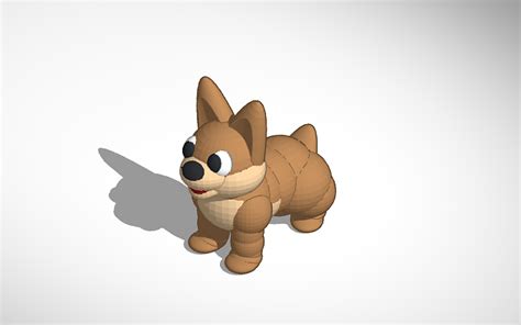 3D design puppy - Tinkercad