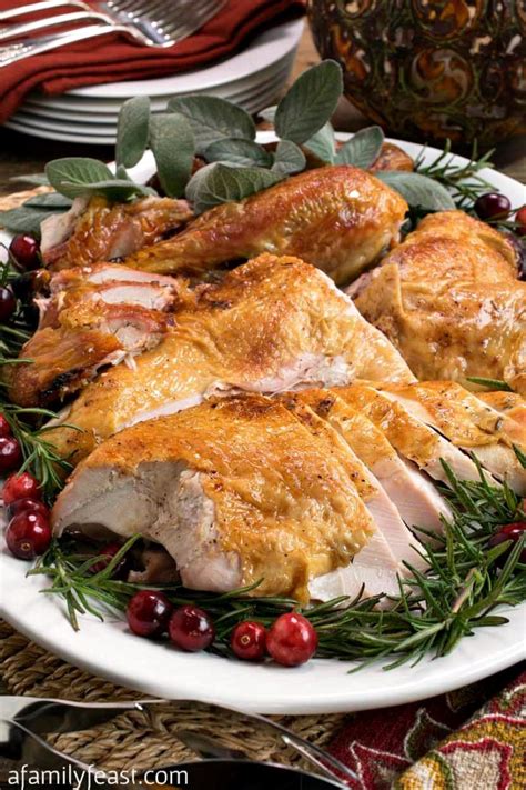 Spatchcocked Grilled Turkey - A Family Feast®