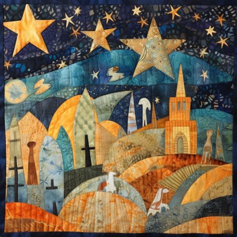 Christmas Nativity Scene Quilt Free Stock Photo - Public Domain Pictures