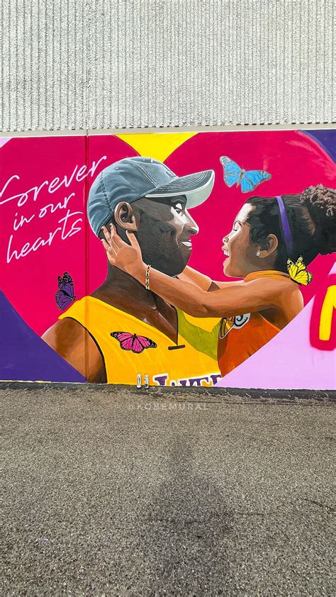 Kobe and Gigi mural in Santa Ana (from KobeMural.com) : r/lakers