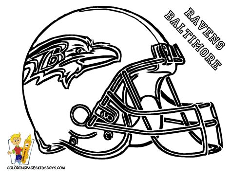 Baltimore Ravens Coloring Page - Coloring Home