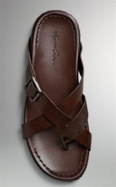 Mens Brown Leather Sandals - CraftySandals.com