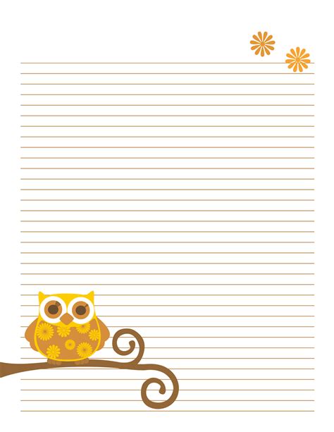 Free Cute Printable Notebook Paper