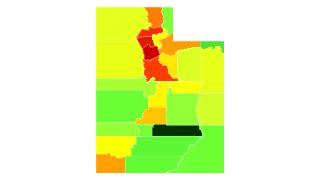 Utah Population Density - AtlasBig.com