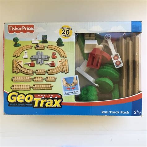 New Fisher- Price GeoTrax Rail Track Pack 20 Pcs Geo Trax | eBay