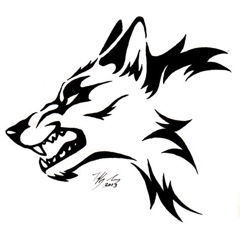 Simple Wolf Head - ClipArt Best