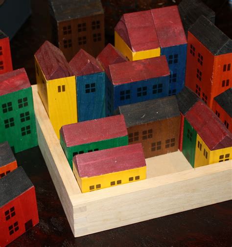 bayberry creek Crafter: Wooden Block Houses