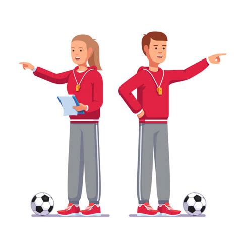 Entraineurs Libres Football Clipart