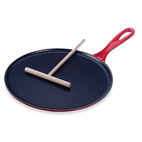 Buy Le Creuset® 10.75-Inch Cast Iron Crepe Pan in Cherry from Bed Bath ...