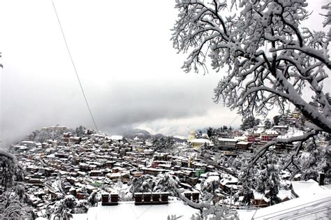 Shimla: Snowfall